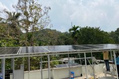 3 KWP ONGRID FOR MR. MANU@VILAPPILSALA, TVM | PV MODULES : WAAREE 445 MONOPERC HALFCUTHALFCUT & INVERTER : EVVO