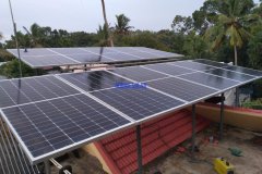 5 KWP ON GRID FOR Ms.ANNIE@PEYADU, TVM| PV MODULES : VIKRAM445 MONOPERC HALFCUT & INVERTER : SOLIS 