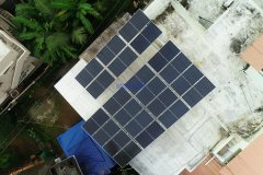 10 KWP ON GRID FOR MR. RAVEENDRAN@VELLAYAMBALAM,TVM | PV MODULES : WAAREE 400 BIFACIAL & INVERTER : SOLIS