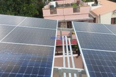 Solar Panels : Vikram monoperc Halfcut 540W Number of panels : 10  Plant capacity : 5.4 kW Inverter : SOFAR Customer : Mr. Krishnan MK Location : Kaithamukku, Trivandrum